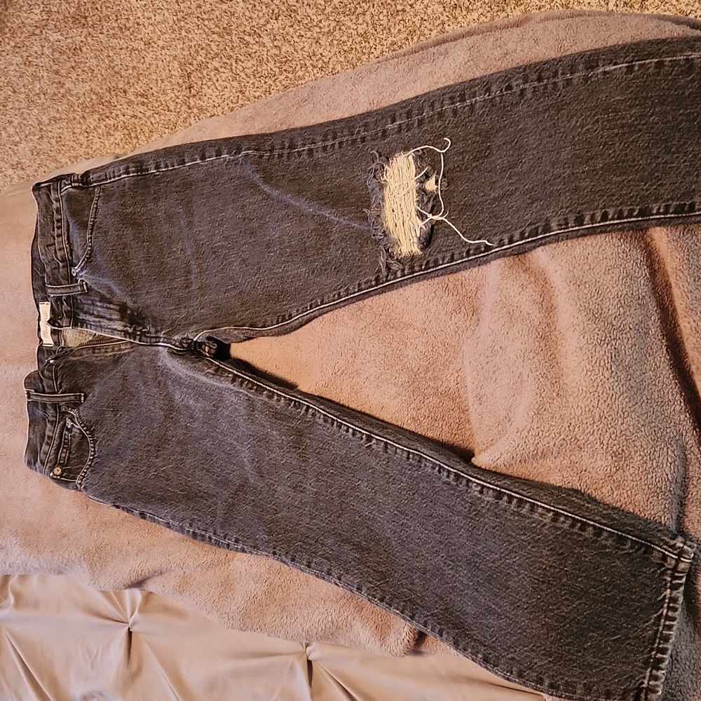 Madewell The Perfect Vintage High Rise Roxstone Distressed Jeans